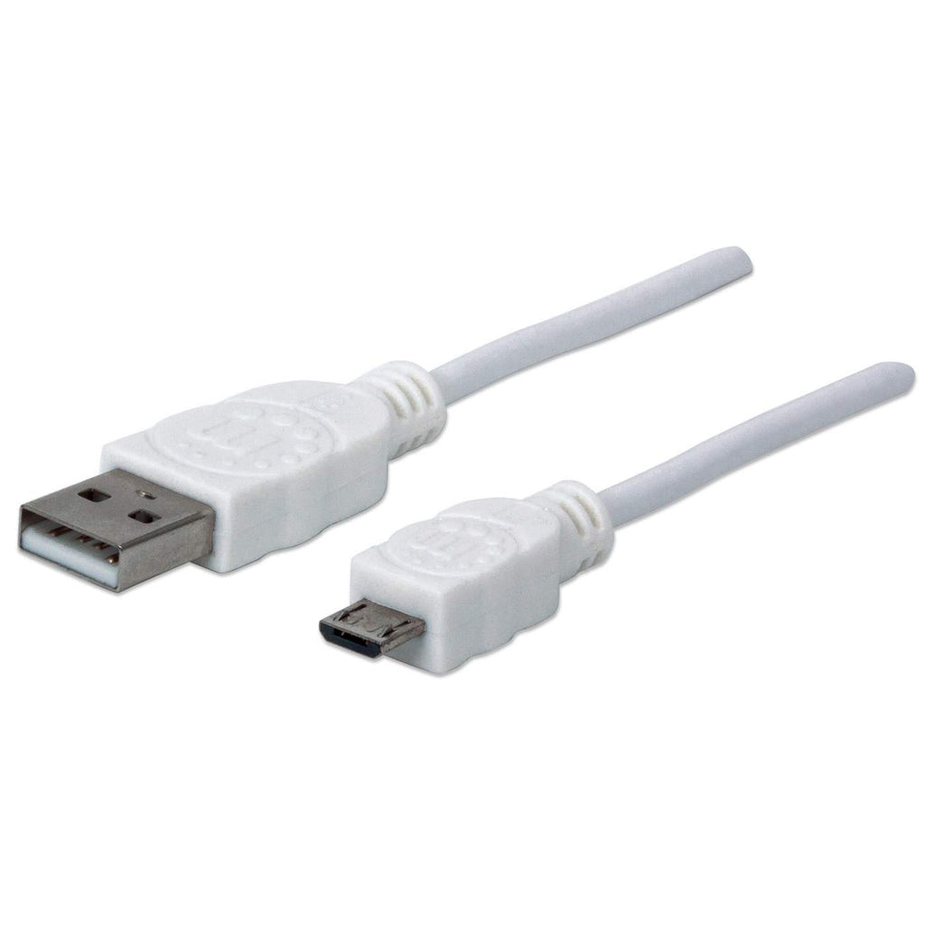 Manhattan Cable para Dispositivos USB Micro-B de Alta Velocidad Cable USB 2.0 USB A Micro-USB B Macho/Macho