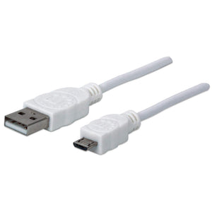 Manhattan Cable para Dispositivos USB Micro-B de Alta Velocidad Cable USB 2.0 USB A Micro-USB B Macho/Macho