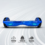 PATINETA ELÉCTRICA VORAGO HB-200 AZUL KIT KART 6.5" ANTIFUEGO