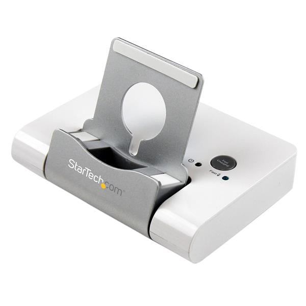 StarTech.com Concentrador USB 3.0 de 3 Puertos - Hub con Puerto de Carga Rápida (2,1A) y Base para Portátiles y Tablets