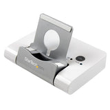 StarTech.com Concentrador USB 3.0 de 3 Puertos - Hub con Puerto de Carga Rápida (2,1A) y Base para Portátiles y Tablets