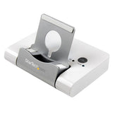 StarTech.com Concentrador USB 3.0 de 3 Puertos - Hub con Puerto de Carga Rápida (2,1A) y Base para Portátiles y Tablets 