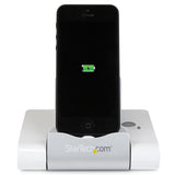 StarTech.com Concentrador USB 3.0 de 3 Puertos - Hub con Puerto de Carga Rápida (2,1A) y Base para Portátiles y Tablets