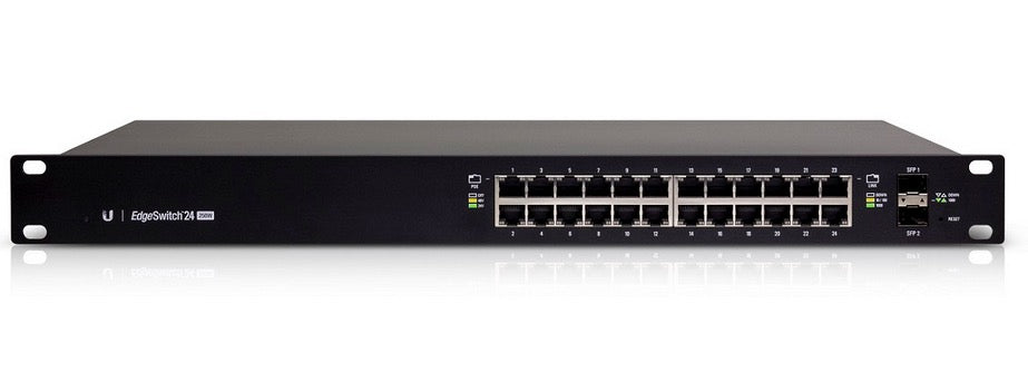 Ubiquiti ES-24-250W switch Gestionado L2/L3 Gigabit Ethernet (10/100/1000) Energía sobre Ethernet (PoE) 1U Negro