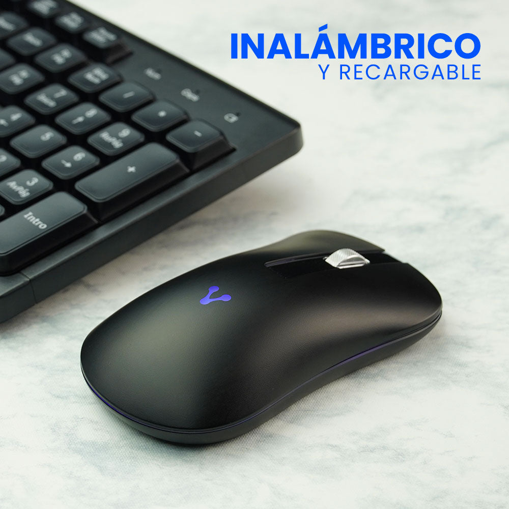 Vorago MO-305 ratón Oficina Ambidextro RF inalámbrico Óptico 1600 DPI