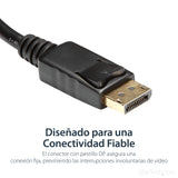 StarTech.com Adaptador Conversor de Vídeo DisplayPort a HDMI - Convertidor DP Pasivo - 1920x1200 Cable Derecho Derecho 0,21 m DisplayPort