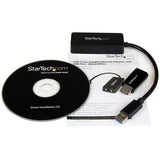 StarTech.com Juego de Adaptadores HDMI a VGA y Ethernet Gigabit para Samsung Chromebook 2 y 3 – Kit de Accesorios Tarjet