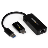 StarTech.com Juego de Adaptadores HDMI a VGA y Ethernet Gigabit para Samsung Chromebook 2 y 3 – Kit de Accesorios Tarjet