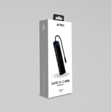 Acteck Gate 8V DH676 USB 3.2 Gen 1 (3.1 Gen 1) Type-C 10200 Mbit/s Negro, DisplayPort, HDMI, USB Tipo C