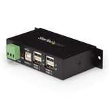 StarTech.com Hub Industrial de 4 Puertos USB 2.0 con Protección Antiestática ESD hubs de interfaz USB 2.0 Type-B USB 2.0 4 4