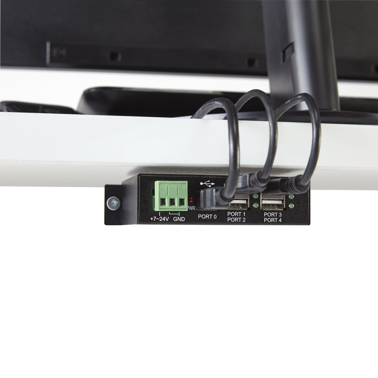 StarTech.com Hub Industrial de 4 Puertos USB 2.0 con Protección Antiestática ESD hubs de interfaz USB 2.0 Type-B USB 2.0 4 4