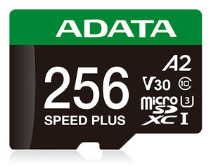 ADATA Speed Plus Memoria Flash 256 GB MicroSDXC 180 MB/s 160 MB/s