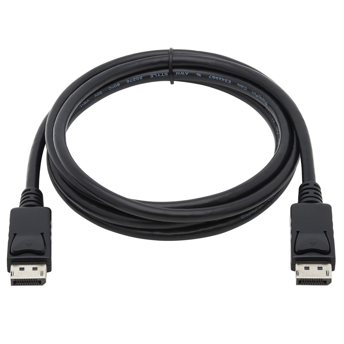 Tripp Lite P580-006 Cable DisplayPort con Conectores de Seguridad, 4K @ 60 Hz (M/M), Negro, 1.83 m [6 pies], Macho, Mach