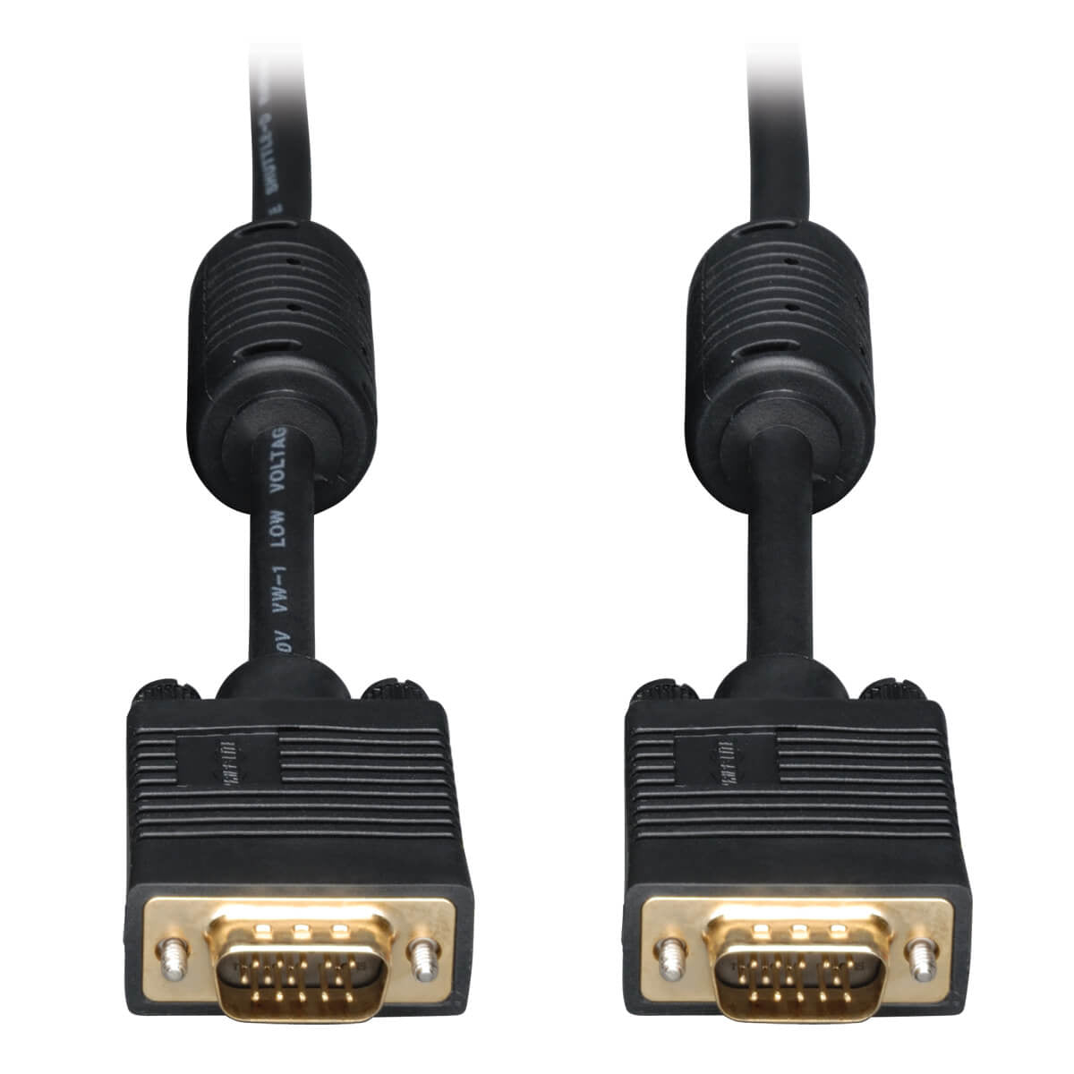 Tripp Lite P502-015 Cable Coaxial VGA de Alta Resolución RGB (HD15 M/M), 4.57 m [15 pies], VGA (D-Sub), VGA (D-Sub), Mac