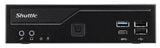 Shuttle DH610S PC/estación de trabajo barebone PC delgado Negro Intel H610 Intel UHD Graphics 700 Windows 10/11 64 bit O.S, Linux 120 W