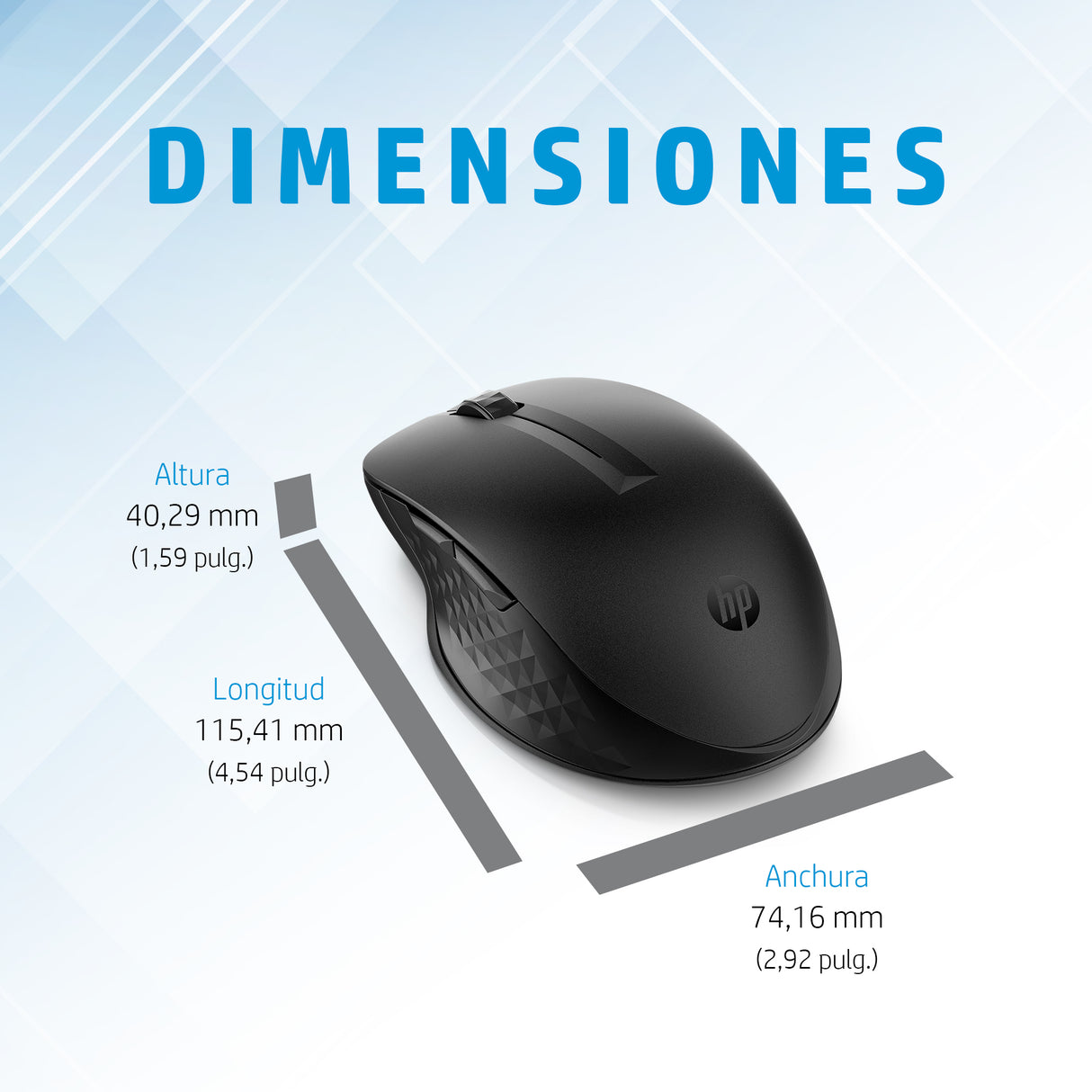 HP Ratón inalámbrico multidispositivo 435