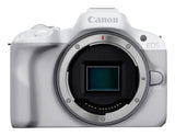 Canon EOS R50 Mirrorless Camera with 18-45mm Lens MILC 24.2 MP CMOS 6000 x 4000 Pixeles Blanco, 4K Ultra HD, Pantalla táctil