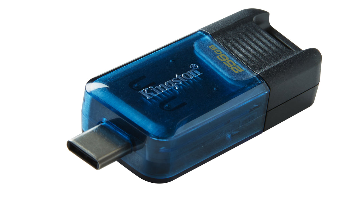 Kingston Technology 256GB DataTraveler 80 M 200MB/s USB-C 3.2 Gen 1 Memoria Flash 256 GB USB Tipo C 3.2 Gen 1 (3.1 Gen 1) 200 MB/s