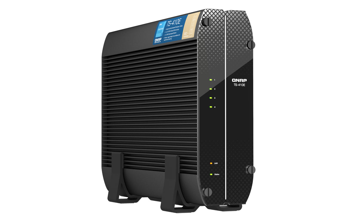 QNAP TS-410E Servidor Serial ATA III 2.5 cm (2.5") Si 0, 1, 5, 6, 10, JBOD