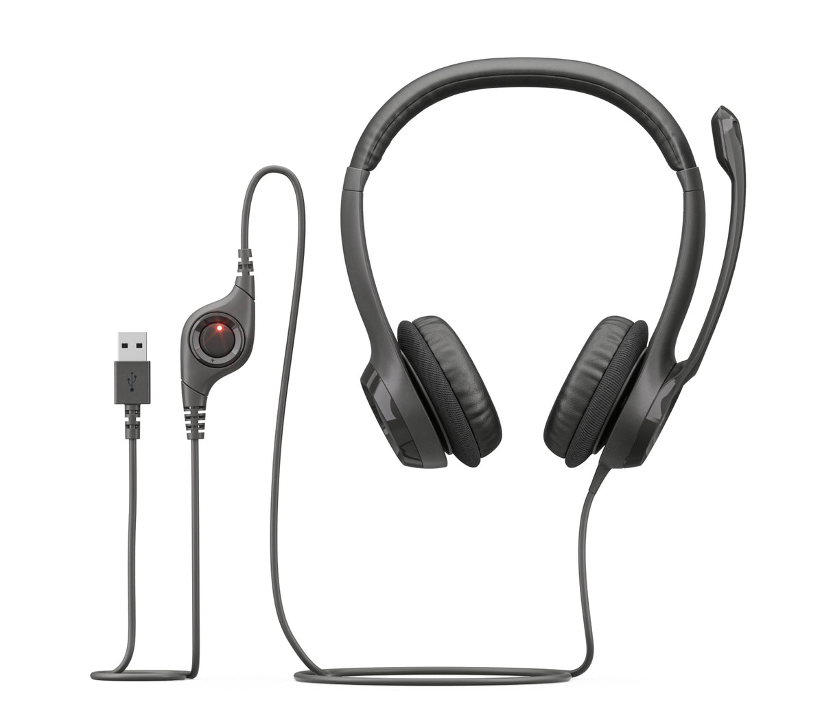 Logitech H390 Auriculares Auriculares Llamadas/Música Negro 2,4 m