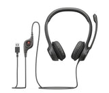 Logitech H390 Auriculares Auriculares Llamadas/Música Negro 2,4 m