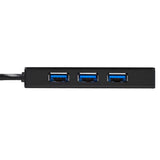 StarTech.com Hub USB 3.0 de Aluminio con Cable - 5Gbps - Concentrador de 3 Puertos USB con Adaptador de Red Ethernet Gigabit tarjetas de red Alámbrico USB Ethernet 1