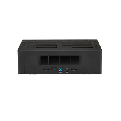 StarTech.com Base de Acoplamiento USB 3.0 de 4 Bahías SATA - Docking Station USB de Discos Duros o SSD SATA III de 2,5/3