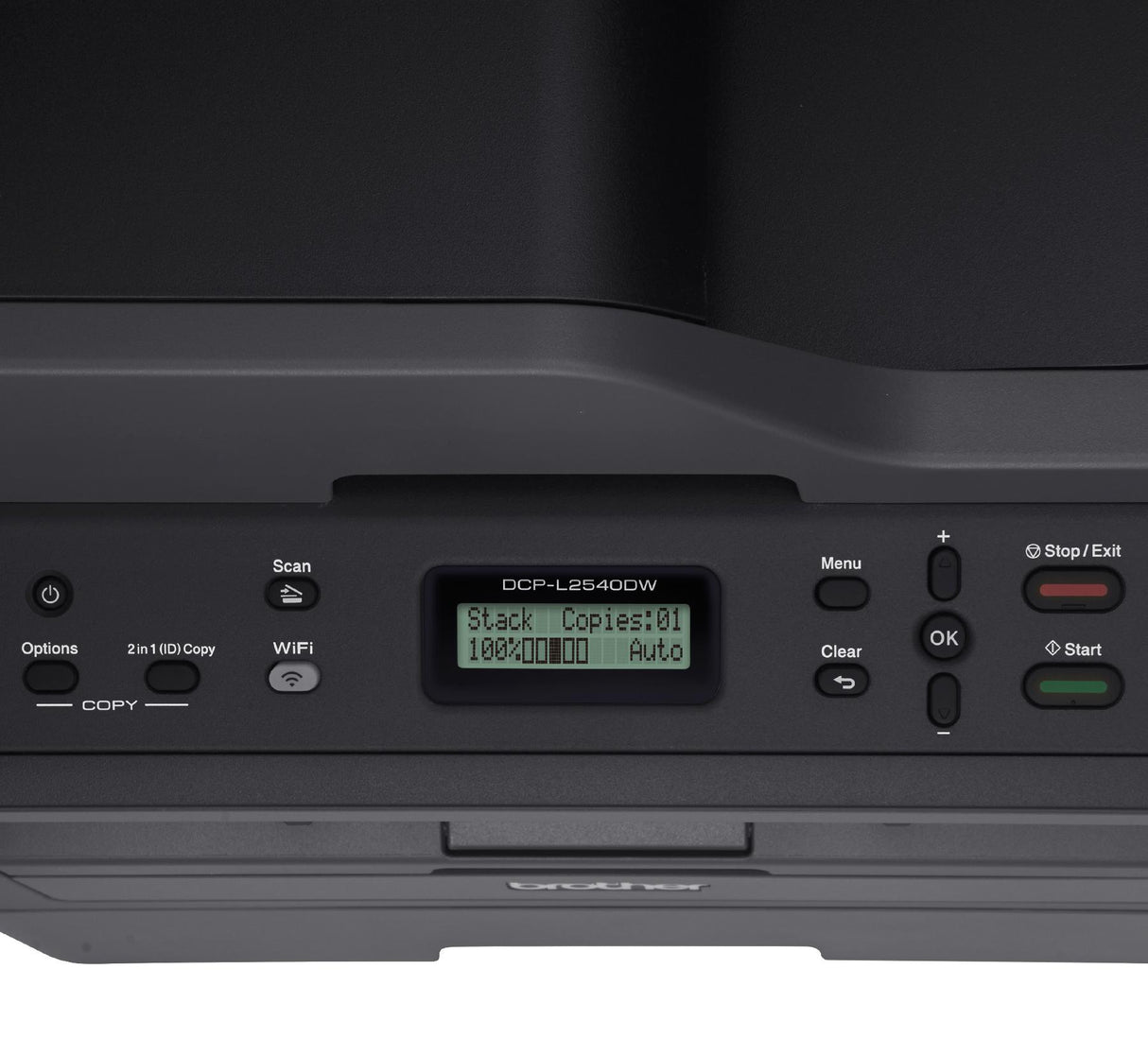 Brother DCP-L2540DW Impresora multifunción Laser A4 2400 x 600 DPI 30 ppm Wifi, Impresión en blanco y negro, Impresión directa, Negro