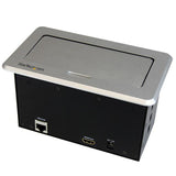 StarTech.com Caja de Conectividad para Mesa de Juntas - Módulo de Conexiones HDMI VGA y Mini DisplayPort Puentes de conf