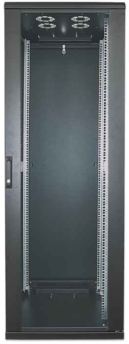 Intellinet Armoire réseau autoportante 19", 42U, 600 × 800 mm (largeur x profondeur), noire, en kit, charge max. 1500 kg