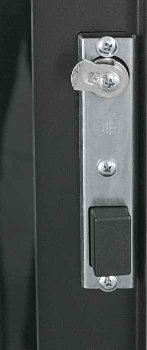 GABINETE INTELLINET 19" RACK CERRADO 22U PUERTA CRISTAL FLATPACK COLOR NEGRO