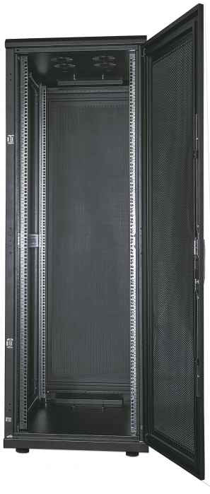 Intellinet Armoire serveur autoportante 19", 42U, 800 × 1000 mm (largeur x profondeur), noire, en kit, charge max.