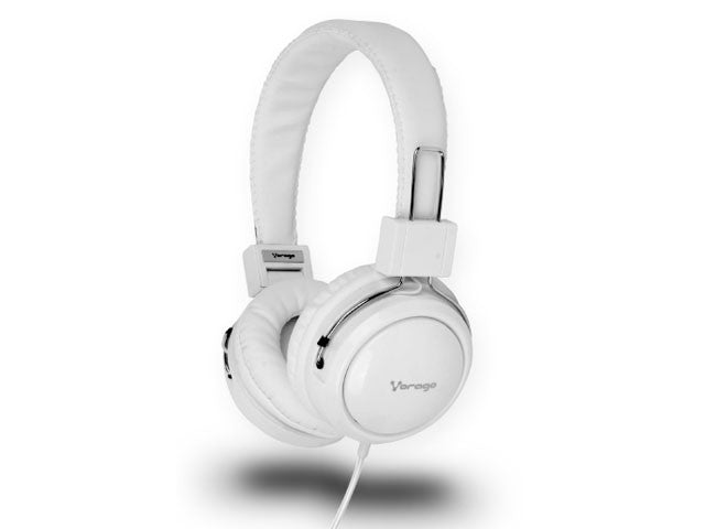 Vorago HP-300 Auriculares Alámbrico Diadema Llamadas/Música Blanco, 18 - 20000 Hz, 184 g