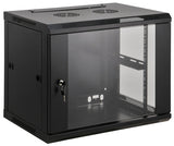 Intellinet Armoire réseau murale 19" (standard), 9U, profondeur 600 mm, noire, assemblée, charge max. 60 kg, utilis