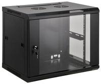Intellinet Armoire réseau murale 19" (standard), 6U, profondeur 450 mm, noire, assemblée, charge max. 60 kg, utilis