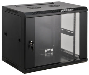 Intellinet Armoire réseau murale 19" (standard), 6U, profondeur 450 mm, noire, assemblée, charge max. 60 kg, utilis