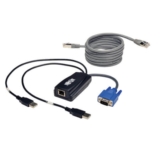 Tripp Lite B078-101-USB2 Accesorios del KVM - Unidad de Interfaz para Servidor (SIU) USB NetCommander, Virtual Media has