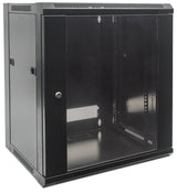 Intellinet Armoire réseau murale 19" (standard), 12U, profondeur 450 mm, noire, en kit, charge max. 60 kg, utilisab