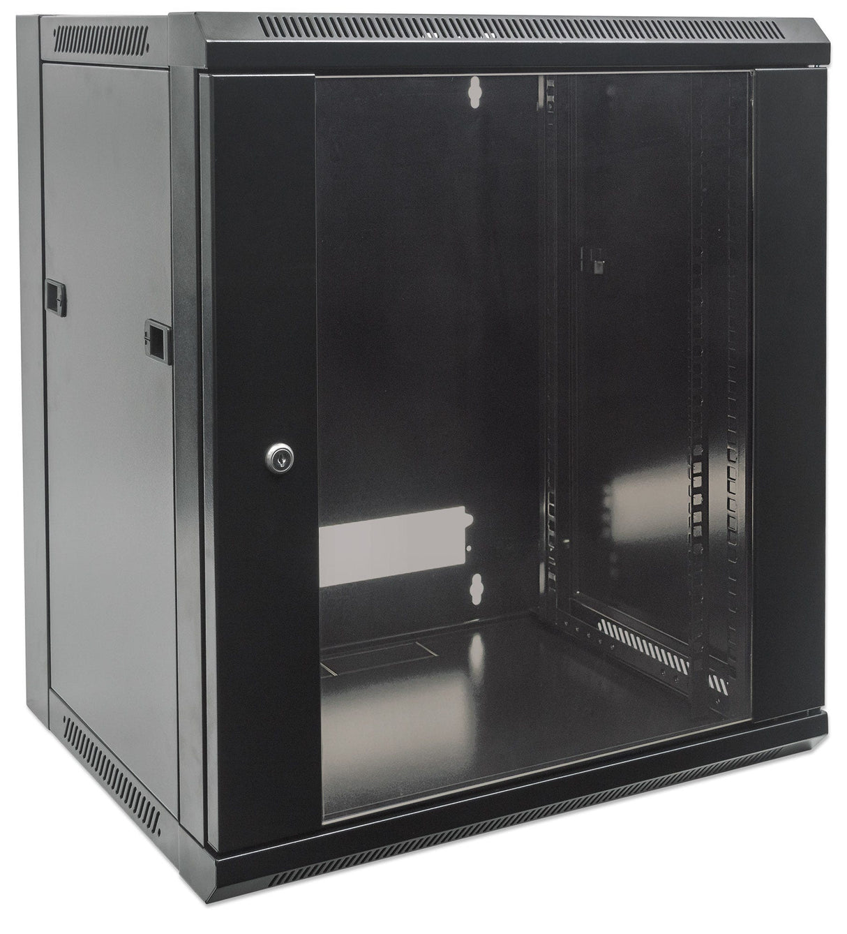 Intellinet Armoire réseau murale 19" (standard), 12U, profondeur 600 mm, noire, en kit, charge max. 60 kg, utilisab