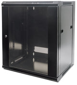 Intellinet Armoire réseau murale 19" (standard), 9U, profondeur 450 mm, noire, en kit, charge max. 60 kg, utilisabl