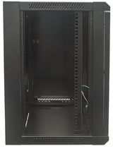 Intellinet Armoire réseau murale 19" (standard), 12U, profondeur 450 mm, noire, en kit, charge max. 60 kg, utilisab