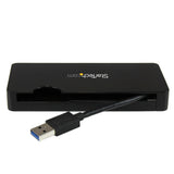 StarTech.com Replicador de Puertos USB 3.0 de Viajes con HDMI o VGA - Docking Station para Portátil Laptop Alámbrico USB 3.2 Gen 1 (3.1 Gen 1) Type-A 1 1