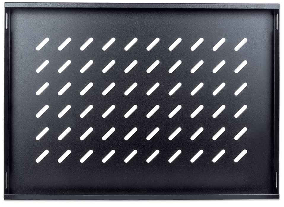 CHAROLA GABINETE 19", 1U, FIJA, 35CM, VENTILADA, 50KG