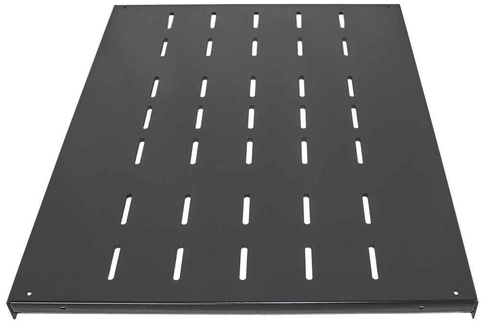 Intellinet Étagère fixe renforcée 19", 1U, profondeur 600 mm, charge max. 100 kg, noire, garantie trois ans Rack Cajón m