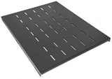 Intellinet Étagère fixe renforcée 19", 1U, profondeur 600 mm, charge max. 100 kg, noire, garantie trois ans Rack Cajón m