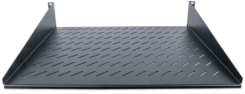 CHAROLA INT P/ GABINETE 2U 40CM DE PROF SOPORTA 25KG CON ORIFICIOS