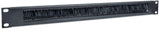 Intellinet Panneau passe-câbles 19", 1U, avec brosse, noir Accesorios para rack Negro Acero 48,3 cm