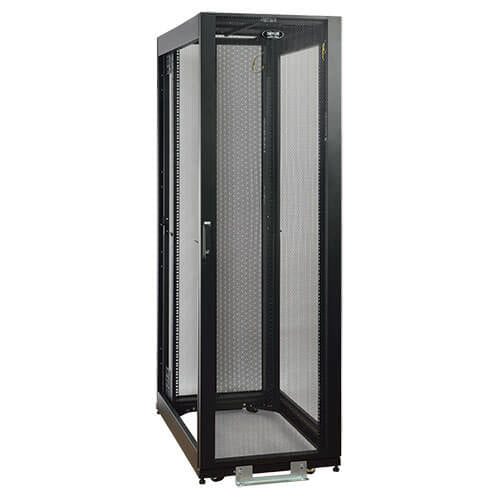 Tripp Lite SR2400 Gabinete de Profundidad Estándar SmartRack Serie Value de 42U, Capacidad de 1088 kg [2400 lb] con puer