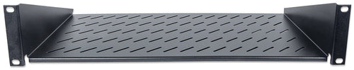 Intellinet Étagère cantilever 19", 2U, montage frontal 2 points, profondeur 250 mm, charge max. 25 kg, noire, garan