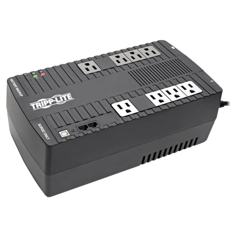 Tripp Lite AVR650UM UPS Interactivo de 650VA 325W - 8 Tomacorrientes NEMA 5-15R, AVR, 120V, 50/60Hz, USB, Instalación en
